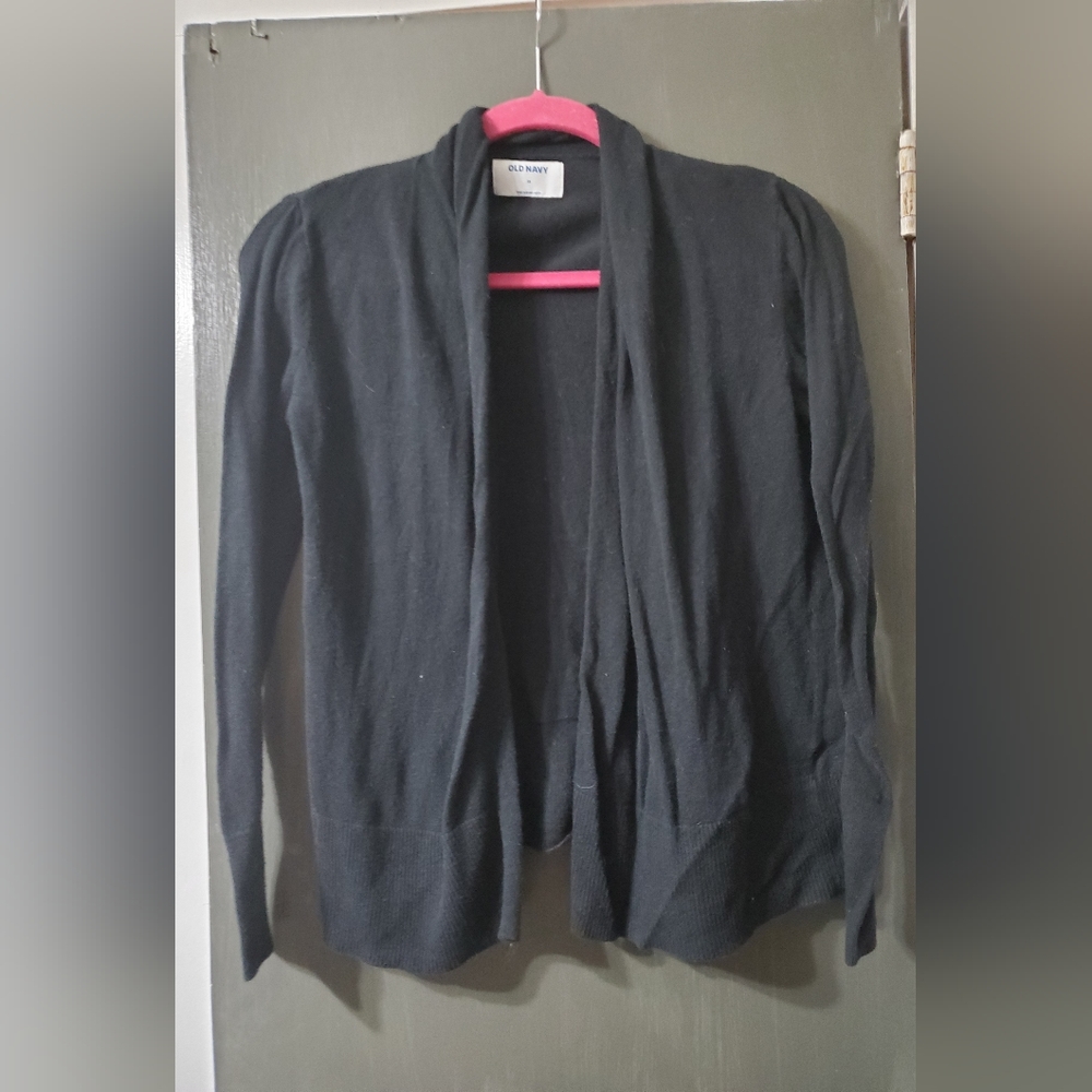 Old Navy Open Black Cardigan